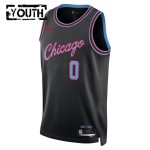 Maillot NBA Chicago Bulls Coby Black Nike 2025-26 City Edition Noir Swingman - Enfant
